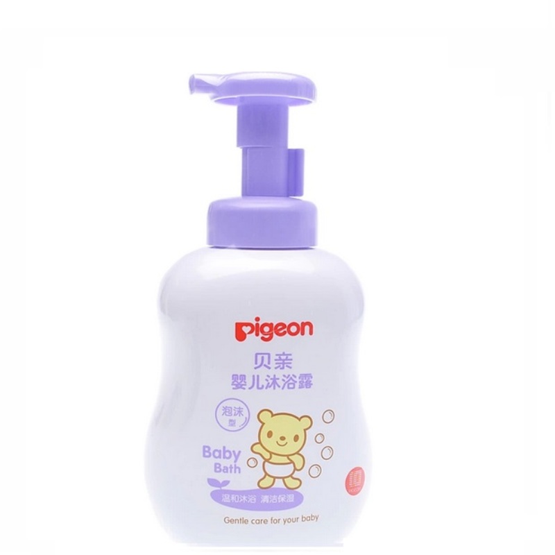 贝亲婴儿泡沫型沐浴露 新生儿沐浴乳 宝宝浴液500ml IA118