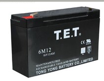 Original TET 6M12 6V12AH Toy car lighting power supply Marine equipment Precision instruments battery