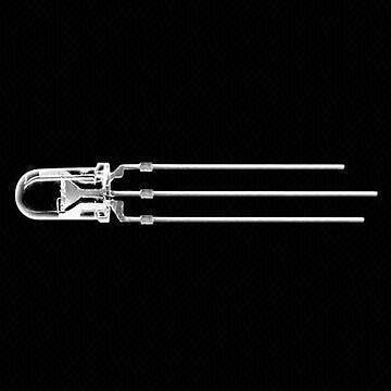 5MM red and green two-color common yang LED light red common green two-color common yang transparent red, yellow and green 3-foot LED light