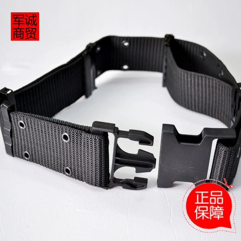 Đen Fitness Belt Belt Huấn luyện an ninh Cảnh sát đào tạo Belt Belt Belt Belt Arm