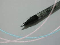  Snowman paint pen Silver paint pen Mid-core fine word FSP Silver paint pen Silver dot pen