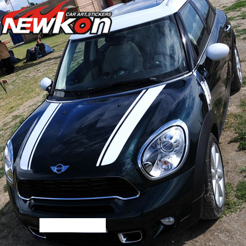 mini countryman原款贴纸 乡下人机盖车尾一套 个性车贴 支持订做