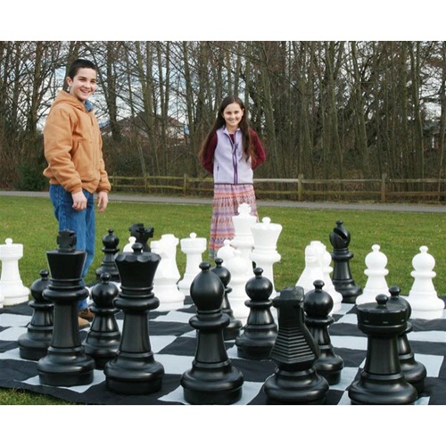 Outdoor giant chess is used in the playground, lawn, beach park (chess pieces, chessboards, bags)