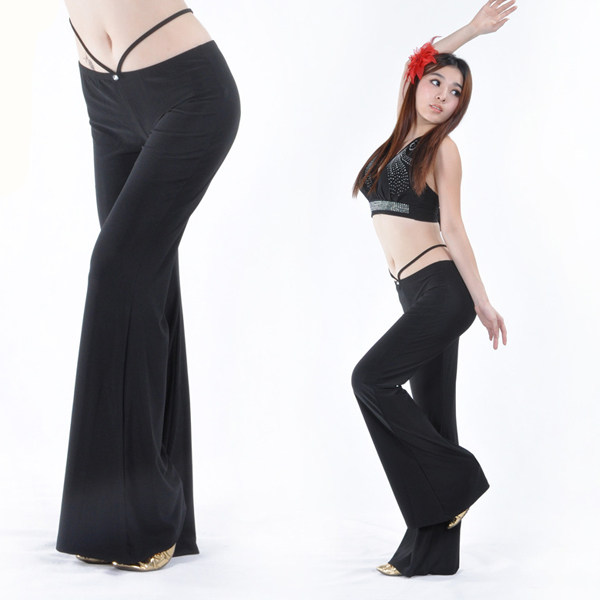 Belly dance dress belly dance pants yoga gym fitness Latin pants belly dance water drill horn pants-Taobao