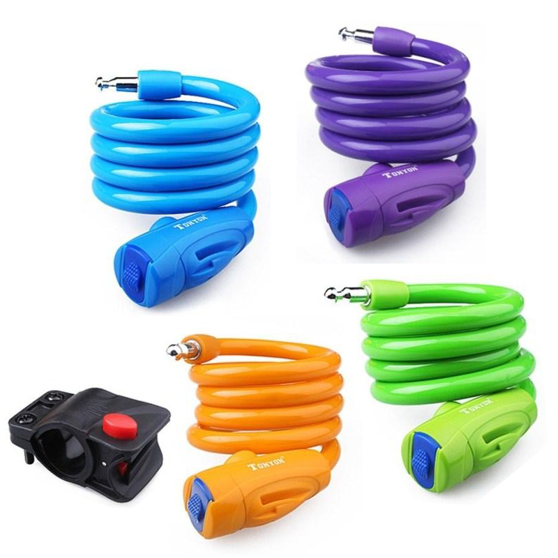 Universal Bike Lock Chain Lock Steel Wire Lock Bike Lock Color Lock Dead Fly Bike Color Lock