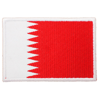 Chinese embroidered national flag badges magic sticker microchapters Bahrain flag embroidery scapegoat post custom set-to-do