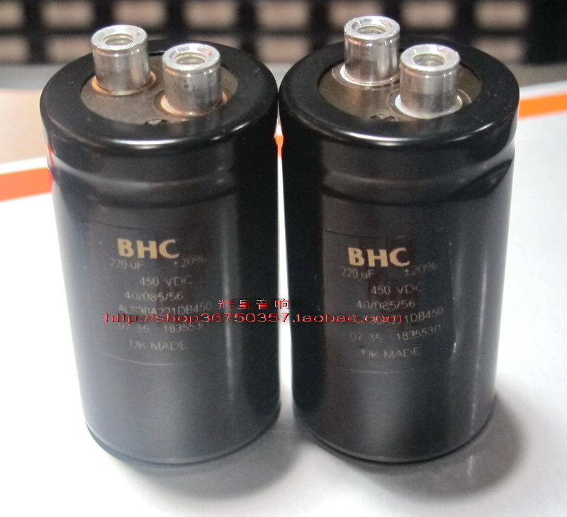 UK BHC (KEMET) ALS30A series 220uf 450V