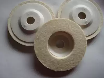 High grade ultra-fine white wool wheel 100 * 16mm metal stainless steel polishing sheet abrasive abrasive grinding wheel