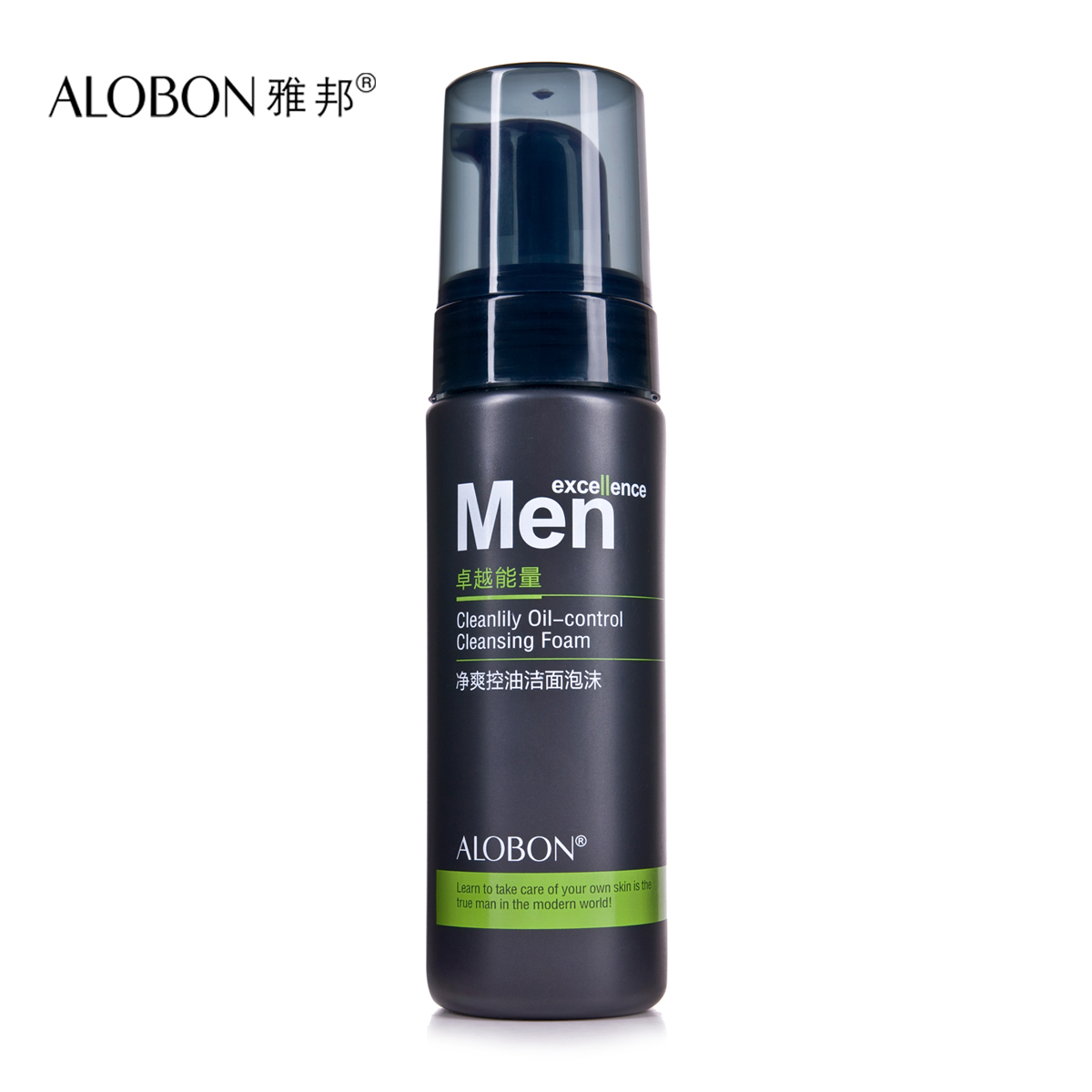 AloBon/雅邦卓越能量男士净爽控油洁面泡沫150ml 洗面奶