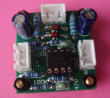 5532 pre-grade amplification module PCB empty plate with finished plate