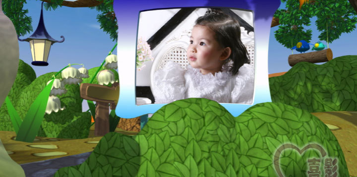 5D026 BEAUTIFUL BABY HAPPY MOVIE AE ELECTRONIC PHASE BOOK STENCIL