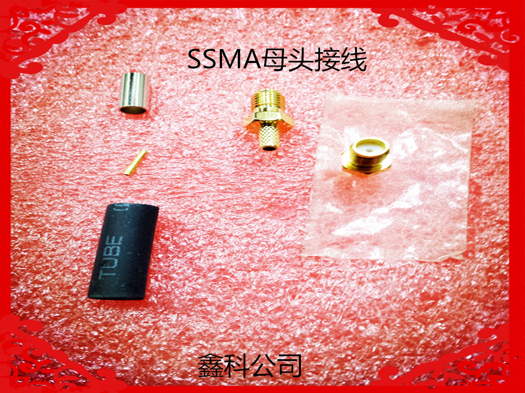 SSMA connector SSMA-C-K1 5 mini SMA straight female head SSMA-KY3 fit RG316RG174