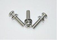 Pan head three combination screw Yuan head cross combination screw (nickel plated) M5X8-M5X30 100 pieces