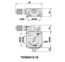 Precision translation table TSG series-TSGB4013-1S