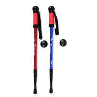Lạc đà ngoài trời trekking cực tròn đầu hàng không nhôm gấp siêu nhẹ - Gậy / gậy bán gậy gỗ cho người già	
