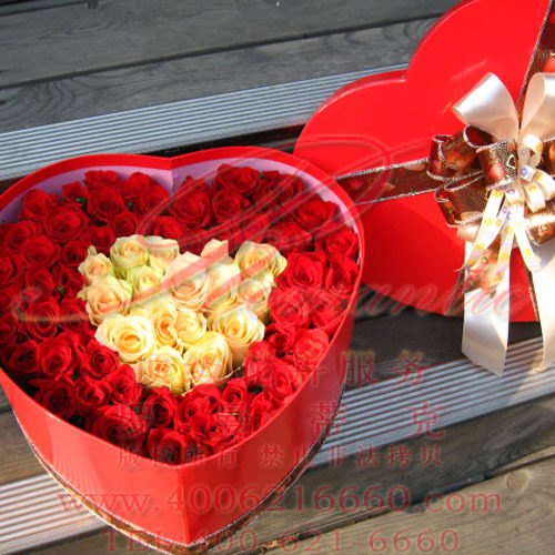 21多款A级99朵红粉白33香槟玫瑰心形爱情鲜花礼盒北京速递花店