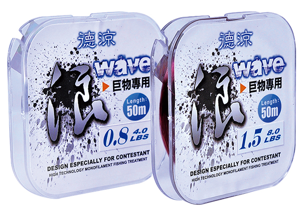 Old cat fishing gear Defu fishing line wave 50 meters raw silk fishing line main line sub-line nylon line fishing line fish silk