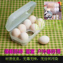  (Xiaolei family)Outdoor picnic egg box egg storage box egg tray anti-pressure anti-breaking and shatterproof
