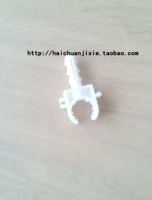 ￠16PPR tube card aluminum plastic pipe card with foot plastic tube card four - pin
