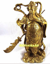 (Yan Ziju) Tongguan Gong-the bronze floating with the Kuan Kung-the bronze guard guan Gong-the bronze waved off the public