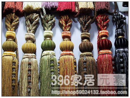 396 Home Elements * European-style curtains, luxury hanging balls, straps, tassel, curtain accessories, American accessories
