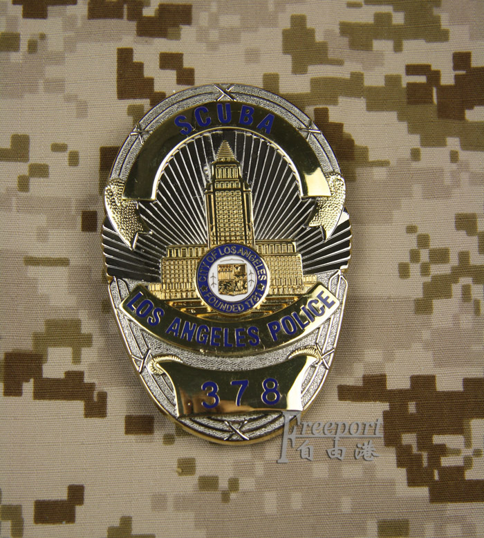 American LAPD Loshirts badges the US big insignia