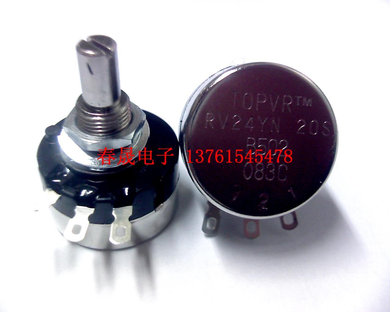 Original potentiometer TOPVR RV24YN20SB502 various resistance values are in stock