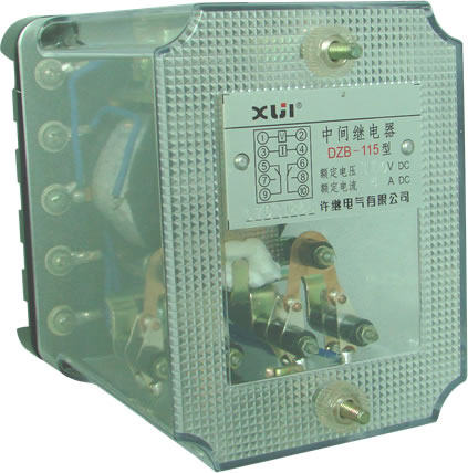 Xuji intermediate relay DZB-115 2-in-2 dynamic break power intermediate relay