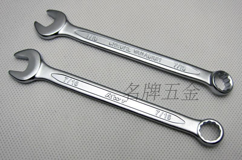 Taiwan KWT Inmanufactured Opening Plum Double wrench 5 7 9 11 13 13 16 16 3 5 8 1 2 3 4