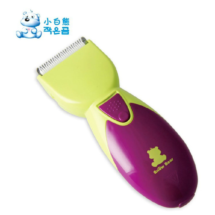 小白熊婴儿电动理发器HL-0688儿童电推剪干电池式陶瓷刀头