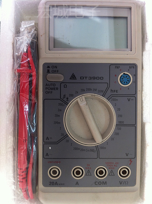 31 2-digit digital multimeter digital multimeter with electricity meter DT3900 boutique new Shenzhen victory