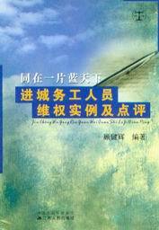 同在一片蓝天下-进城务工人员维权实例及点评
