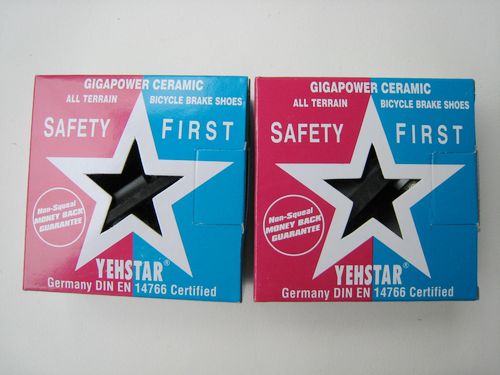 Yoshitang Climbing Car Silent Brake Leather Mountaineering Car V Brake Silent Brake Leather Mountaineering Car Brake Leather