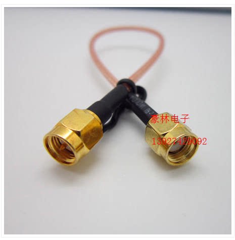 SMA male (inner screw inner needle) to SMA male (inner screw inner hole) RG316 cable SMA SMA-JJ 20CM