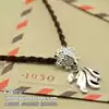 925 sterling silver exquisite goldfish small fish necklace pendant pendant female INS simple niche silver jewelry light luxury best friend chain
