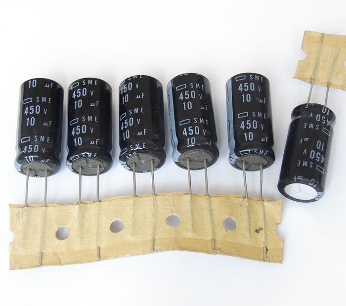 Imported Japan 10uF 450V Black Diamond SME Electrolytic Capacitor Chemical 12 5x25