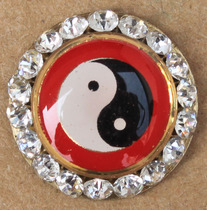 Feiteng Taoist supplies Buddha brand pendant pendant Tai Chi with diamond brooch temporarily out of stock