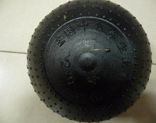 1Kg 1kg full solid black senior high school entrance examination jia shi ball durable high degree of non-pneumatic rubber ball