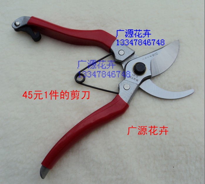 Japan imported special steel flower scissors, pruning scissors, rattan scissors, fruit tree scissors, flower and wood recuperation scissors, with accessories