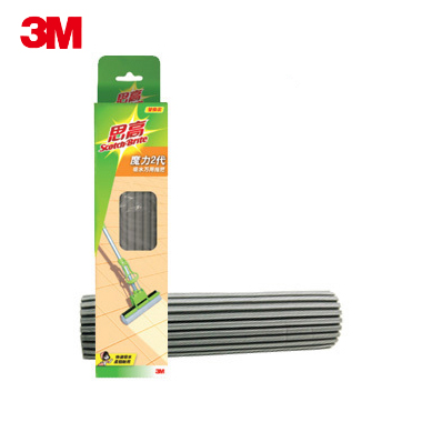 3M 思高 加强型吸水万用胶棉 胶棉拖把头  手压拖把 替换装