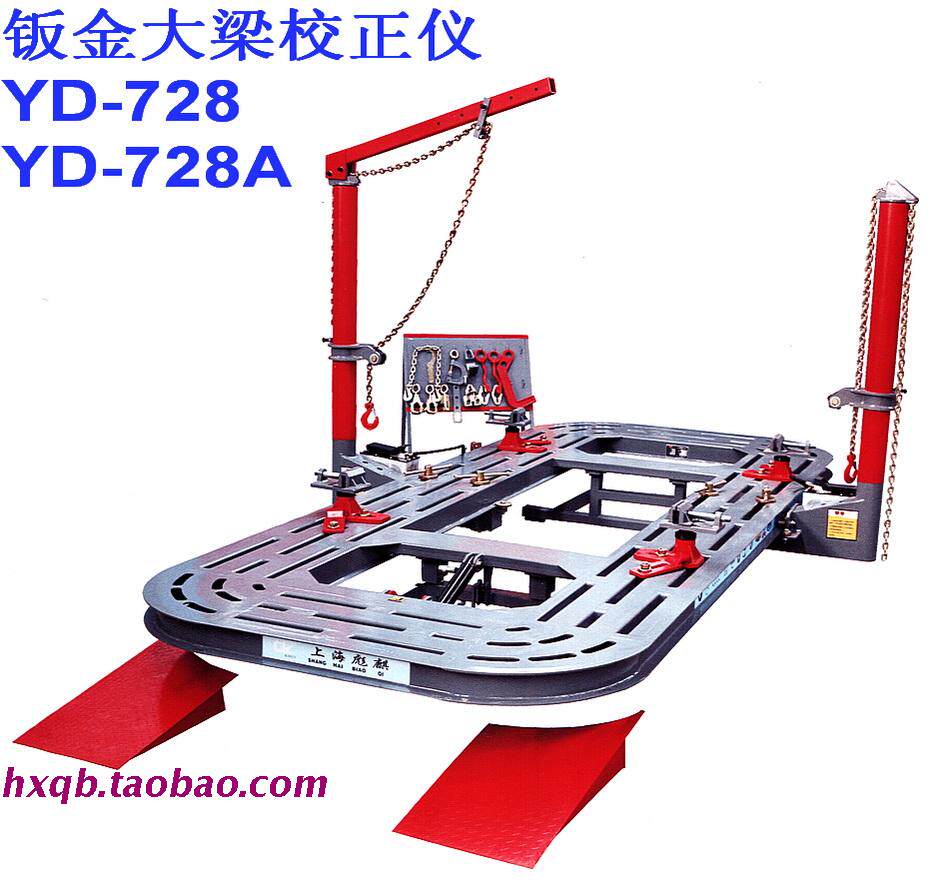 Vehicle body big beam correction instrument sheet metal correction platform correction