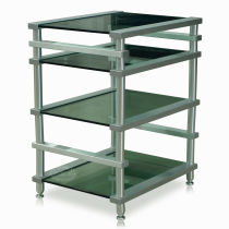 Art rack M-06-4 tempered glass sound rack cabinet sound rack rack equipment rack power amplifier rack