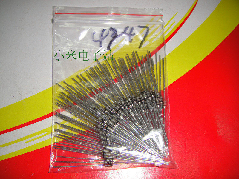 (100 packs) 1N4747 1W 20V original Anson ON voltage regulator diode 1N4747A