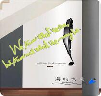 FANCY-FIX Fanfei brand wall stickers TV background wall living room study beautification environmentally friendly waterproof stickers famous quotes