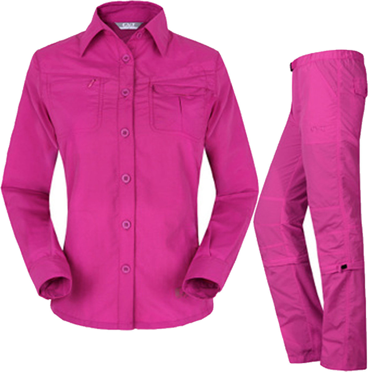 Crown CVT Women's Spring Summer Anti-UV Speed Dry Coat Quick Dry Pants Suit A32206 32619