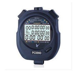 Sky Fos Seconds PC3860 three-row 60-meter multi-function electronic second meter timer Running running table