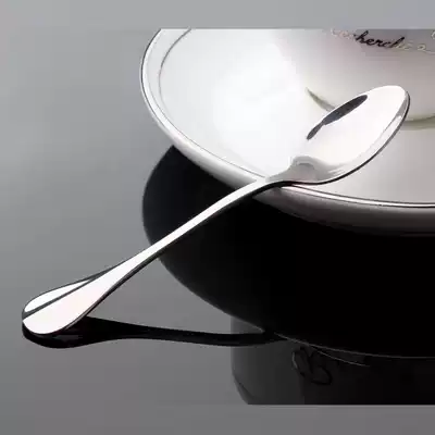 Italian coffee cup European champion stainless steel spoon coffee short spoon ice cream scoop 10 5CM