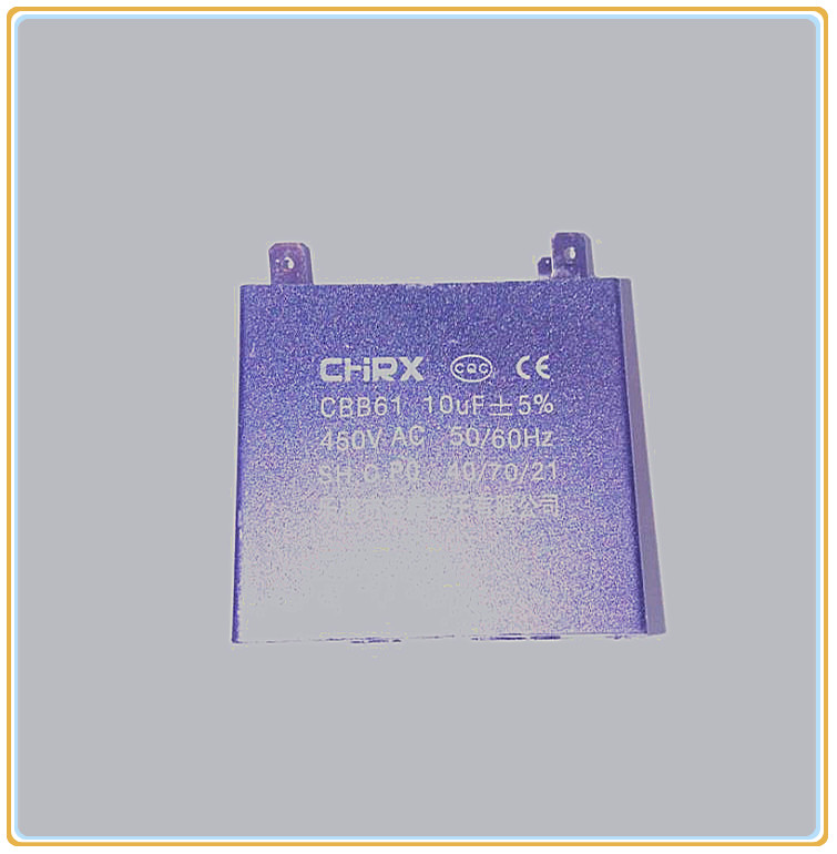 (manufacturer direct sales) Rongxin card motor capacitive plug-in-chip capacitor CBB61 type 450V10UF-Taobao