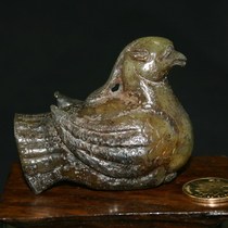 Hotan jade all products at special price Han Dynasty white jade bird handle old jade ancient jade antiques and antiques collection culture