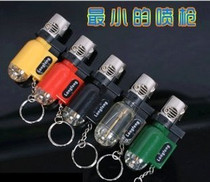 Gas welding gun lighter small straight-through windproof lighter spray gun